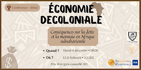 Primaire afbeelding van Economie décoloniale : conséquences sur la dette et la monnaie en Afrique