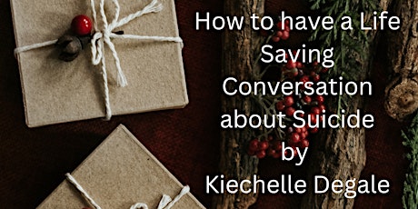 How to have a life saving conversation about suicide (online training)