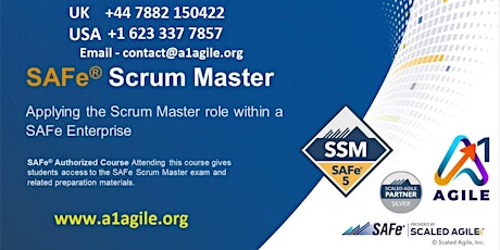 Scrum Master, SAFe 5.1 Certification, Remote Training, 29/30 Dec