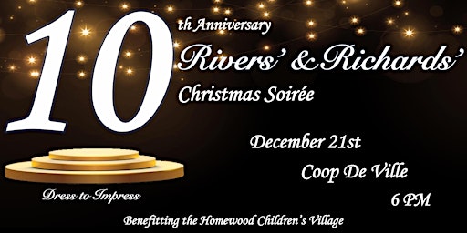 Rivers' and Richards' 10th Anniversary Holiday Soirée