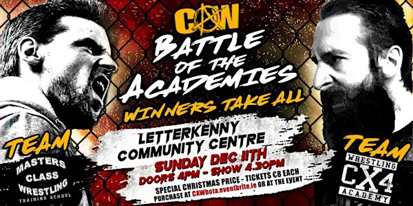 Live Pro Wrestling! CAW presents Battle Of The Academies