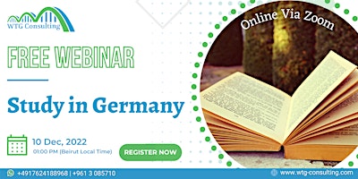 Study in Germany- Free Webinar