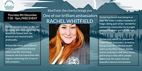 Come here the story of one of our brilliant ambassadors RACHEL WHITFIELD