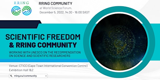 SCIENTIFIC FREEDOM AND THE RRING COMMUNITY - RECOMMENDATION ON SCIENCE...