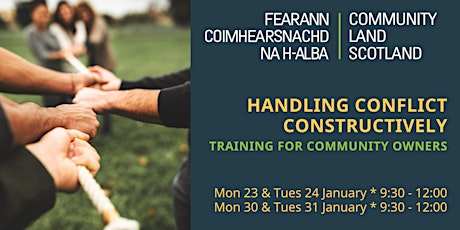 Training: Handling Conflict Constructively for Community Owners primary image