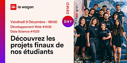 Le Wagon Lyon Demo Day - Automne 2022 - #1032 & #1033