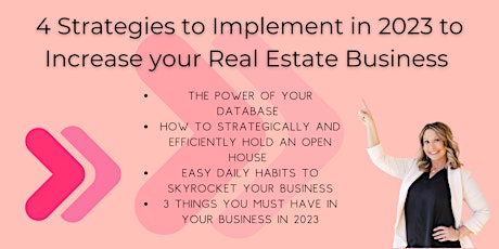 4 Strategies to Implement in 2023 to Increase your Real Estate Business