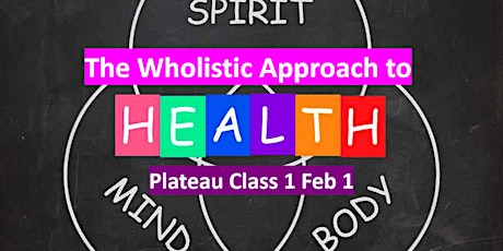 Science of Diet and Health Plateau: Class 1: Wholistic Approach to Health primary image