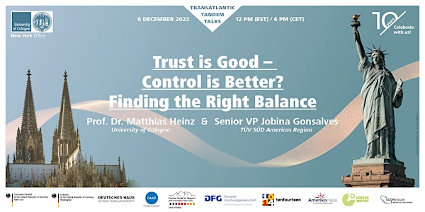 Transatlantic Tandem Talk: Trust is Good - Control is Better?