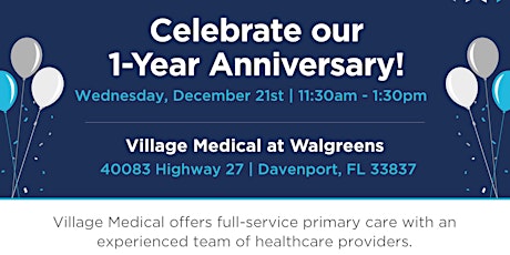 One Year Anniversary at Village Medical