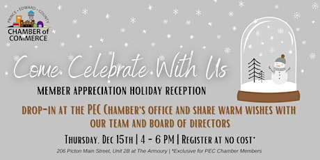 PEC Chamber Member Appreciation Holiday Reception