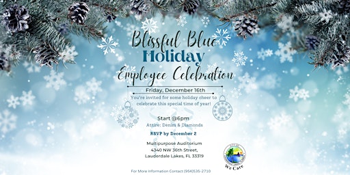 Blissful Blue Employee Celebration