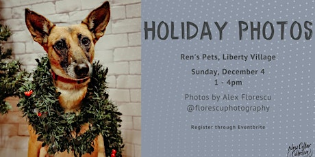Image principale de Holiday Photoshoot Fundraiser at Ren's Pets!
