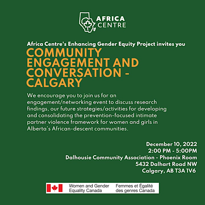 Enhancing Gender Equity: Community Engagement and Conversation (Calgary) image