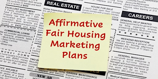 Imagem principal do evento Completing Affirmative Fair Housing Marketing Plans (HUD, RD, HOME)