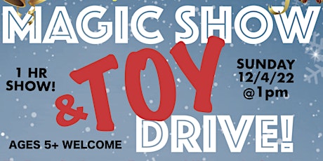 Magic Show Toy Drive to Benefit Jersey Battered Women's Services