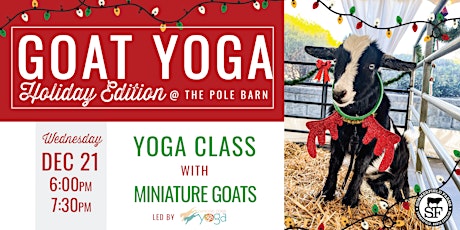Holiday Goat Yoga
