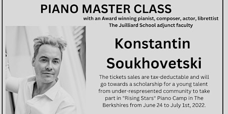 PIANO MASTER CLASS - KONSTANTIN SOUKHOVETSKI