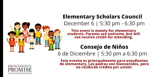 Elementary Scholars Council / Consejo de Niños