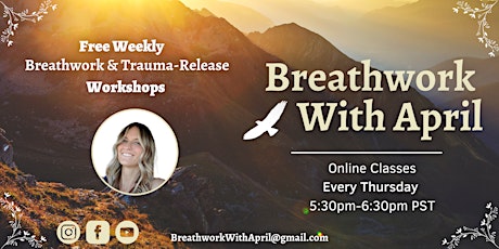 Breathwork • Free Weekly Class • Trauma Release