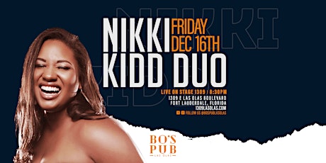 Nikki Kidd Duo at Bo's Pub on Las Olas in Fort Lauderdale