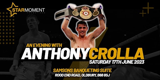 An Evening With Anthony Crolla primary image