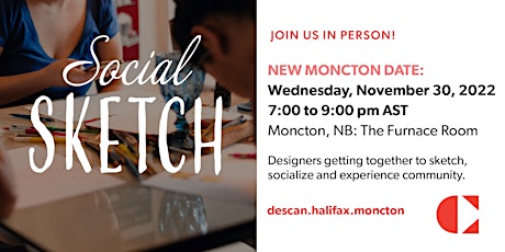 DesCan Social Sketch and pre-holiday get-together (Moncton)!