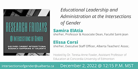 Educational Leadership and Administration at the Intersections of Gender