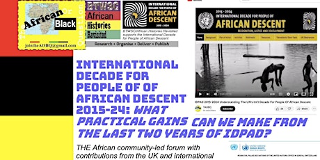 International Decade For People Of African Descent 2015-24: What Practical