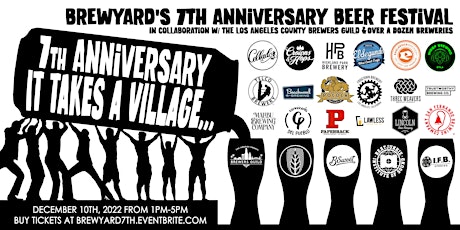 Imagen principal de Brewyard Beer Company 7th Anniversary Festival