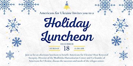 Americans for Ukraine Holiday Luncheon