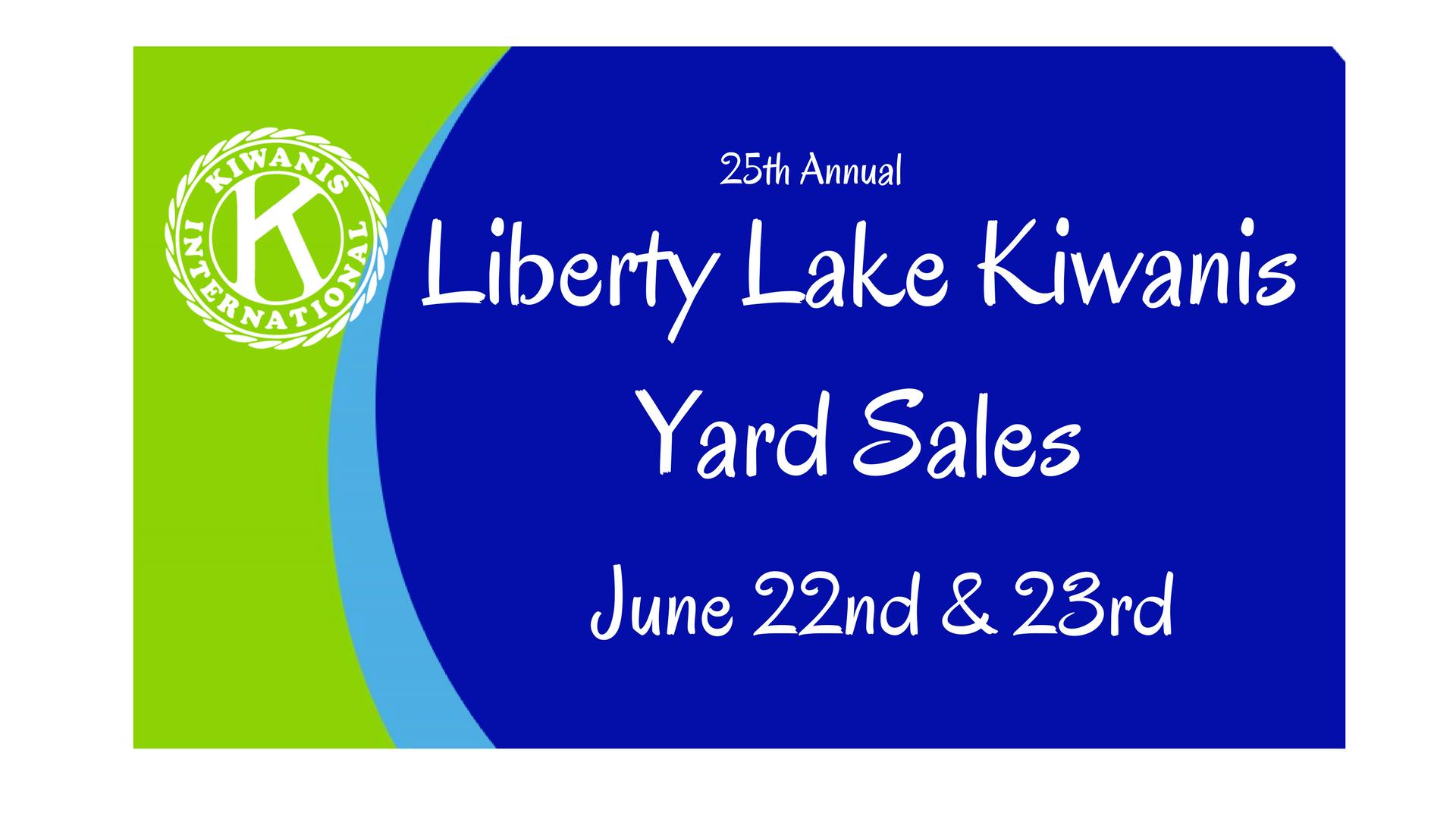 Liberty Lake Kiwanis Community Yard Sales