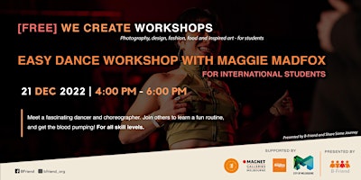 Easy Dance Workshop with Maggie Madfox - for International Students