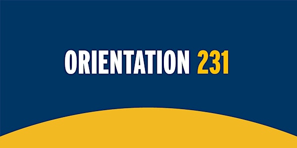 231 Orientation - Student Registration