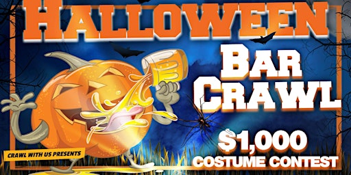 Primaire afbeelding van Halloween Bar Crawl - Champaign - 6th Annual