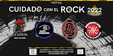 Imagen principal de Festival "CUIDADO CON EL ROCK"