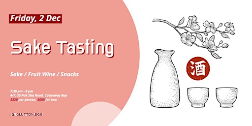 Sake tasting - Friday chill
