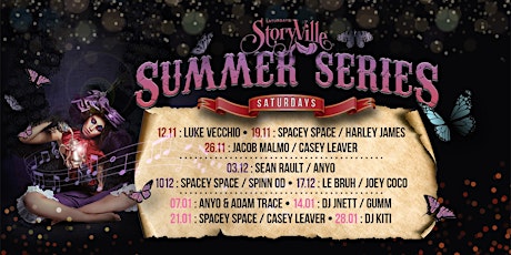 Image principale de StoryVille Saturdays Summer Series // Guestlist +FREE SHOT before Midnight!