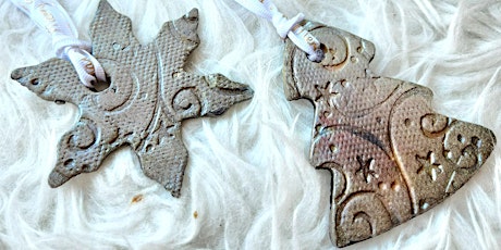 Ceramic Christmas Ornaments and Wine Workshop