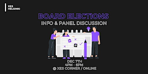 Xes Board Elections 2023 - get to know our board & apply!
