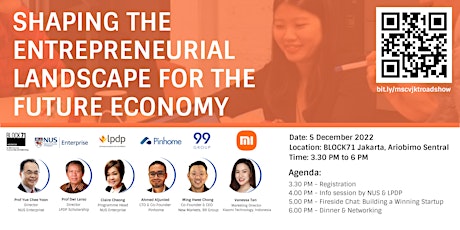 NUS - Shaping the entrepreneurial landscape for the future economy