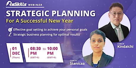 Personal Development Webinar | Strategic Planning For A Successful New Year
