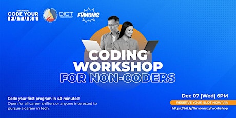Code Your Future: Coding Workshop for Non-coders in partnership with FHMoms