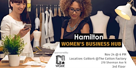 Hamilton Women's Business Hub Monthly Meeting