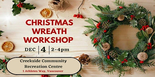 Christmas Wreath Workshop Fundraiser