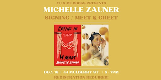 CRYING IN H MART: Signing / Meet & Greet with Michelle Zauner