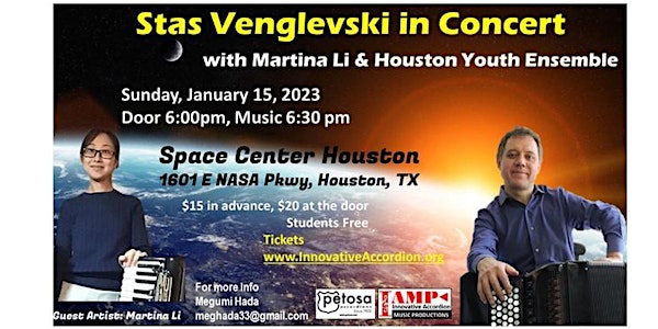 Stas Venglevski Concert with Martina Li & Houston Youth Ensemble