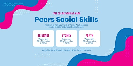 PEERS Social Skills Webinar & Q&A