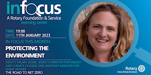 InFocus - 'The Road to Net Zero' with Event Speaker Hilary Jeune