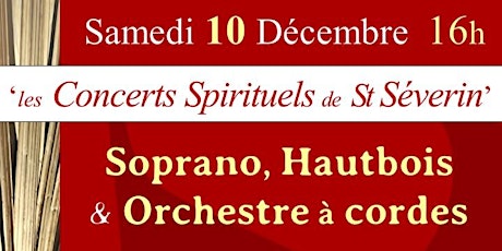 Concert Baroque pour Soprano, Hautbois & Orchestre